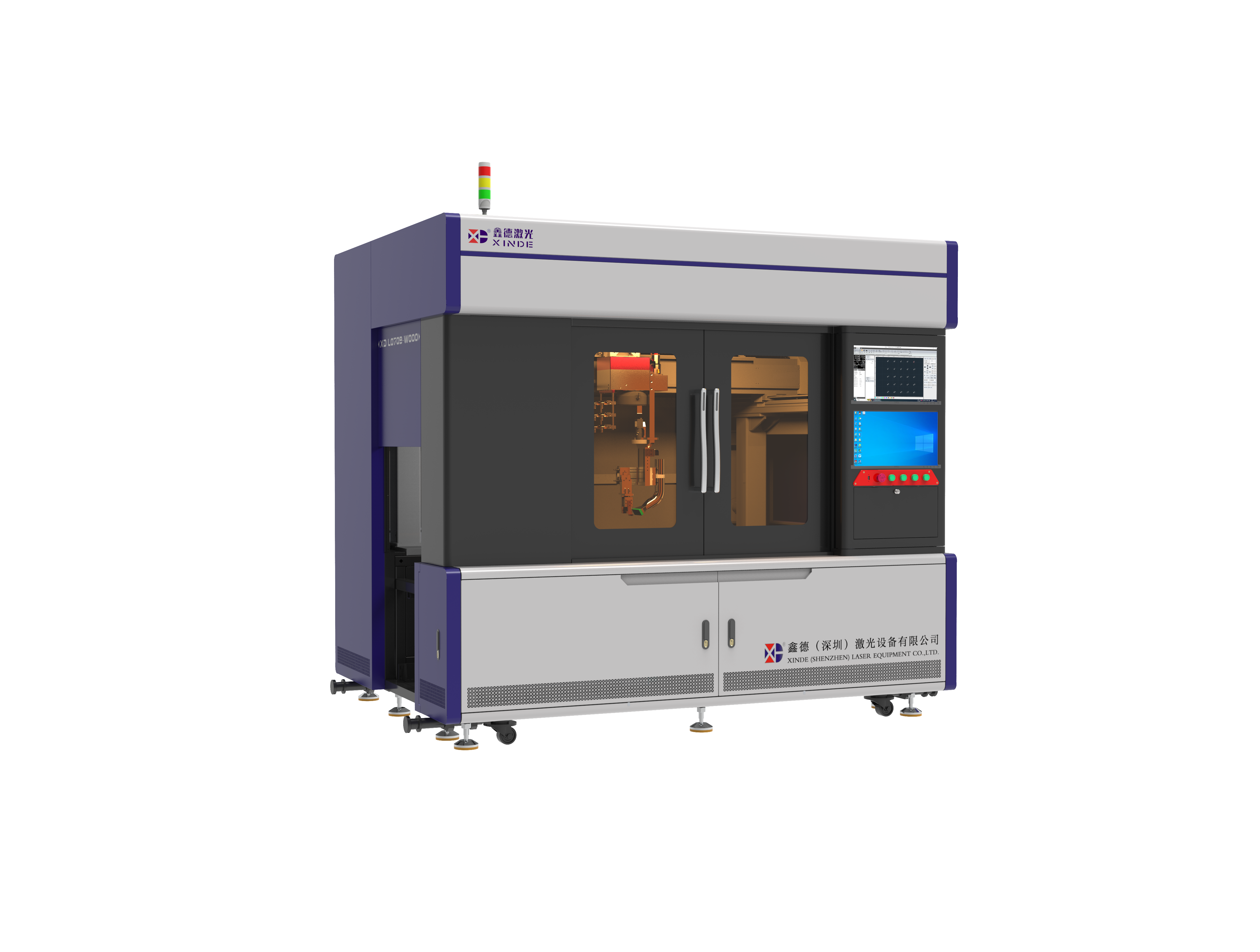 Gantry galvanometer continuous laser welding machine (with protective cover)